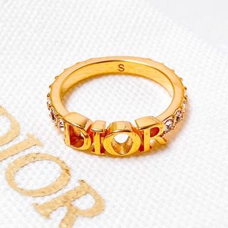 【美品】ディオール dior CD リング 指輪 ゴールド レディースY323