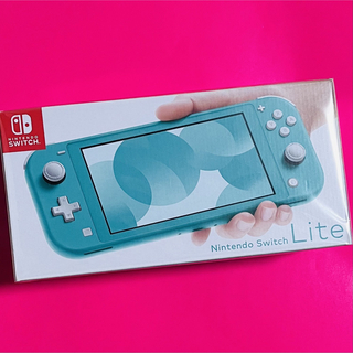 ニンテンドースイッチ(Nintendo Switch)のNintendo Switch  Lite ターコイズ 【ケース付き】(家庭用ゲーム機本体)
