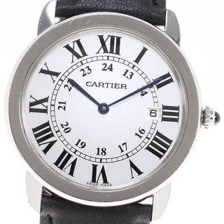 カルティエ(Cartier)のカルティエ CARTIER W6700255 ロンドソロ LM デイト クォーツ メンズ _820245(腕時計(アナログ))