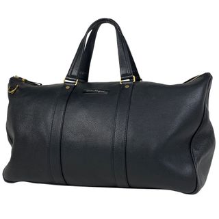 サルヴァトーレフェラガモ(Salvatore Ferragamo)のサルヴァトーレフェラガモ ロゴ ボストンバッグ レディース 【中古】(ボストンバッグ)