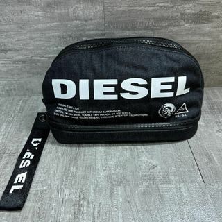 ディーゼル(DIESEL)の美品 DIESEL ディーゼル ストラップ付 デニムマルチバッグ ポーチ(その他)