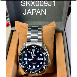セイコー(SEIKO)の極美品SEIKO SKX009J1JAPANモデルサファイア風防7s260020(腕時計(アナログ))