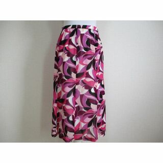 ラピーヌブランシュ(LAPINE BLANCHE)の新品 ラピーヌ LAPINE スカート 13 大きいサイズ 日本製 春夏(ひざ丈スカート)