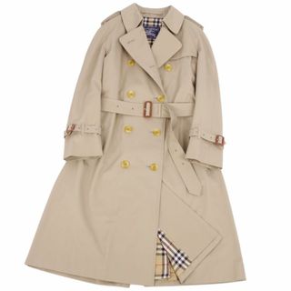 バーバリー(BURBERRY)の極美品 Vintage バーバリー Burberrys コート 英国製 トレンチコート コットン アウター レディース 8 ベージュカーキ(トレンチコート)