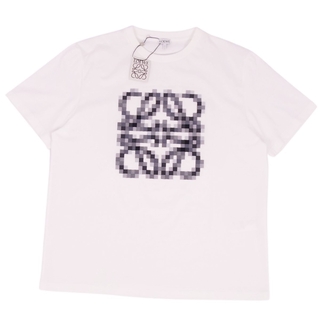 ロエベ(LOEWE)の未使用 ロエベ LOEWE Tシャツ カットソー 半袖 ショートスリーブ ピクセレイテッドアナグラム トップス レディース XL(Tシャツ(半袖/袖なし))