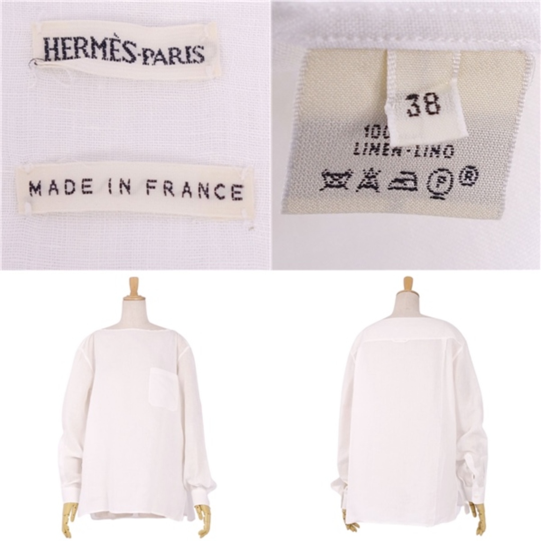 HERMES - 美品 エルメス HERMES マルジェラ期 シャツ ブラウス HERMES - 美品 エルメス HERMES マルジェラ期 シャツ ブラウス