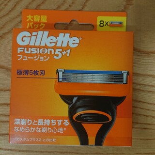 ジレット(Gillette)のジレット フュージョン 5＋1  替刃8個入 新品未開封    純正品(その他)