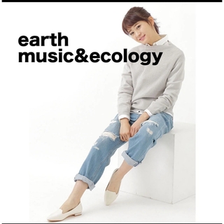 アースミュージックアンドエコロジー(earth music & ecology)のearth music&ecology ダメージデニム ジーンズ(デニム/ジーンズ)