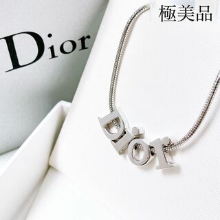 Christian Dior - 極美品＊ディオール dior CD ネックレス シルバー レディース 1034