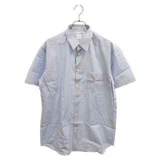 COMME des GARCONS SHIRT コムデギャルソンシャツ 23SS ストライプ半袖シャツ ブルー/ホワイト FZ-B075