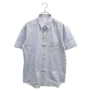 コムデギャルソン(COMME des GARCONS)のCOMME des GARCONS SHIRT コムデギャルソンシャツ 23SS ストライプ半袖シャツ ブルー/ホワイト FZ-B075(シャツ)