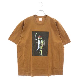 シュプリーム(Supreme)のSUPREME シュプリーム 21SS Raphael Tee タートルズプリント半袖Tシャツ カットソー ブラウン(Tシャツ/カットソー(半袖/袖なし))