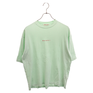 マルニ(Marni)のMARNI マルニ フロントロゴデザイン 半袖Tシャツ クルーネックカットソー HUMU0223P1 USCS87 グリーン(Tシャツ/カットソー(半袖/袖なし))