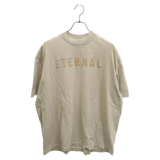 FEAR OF GOD フィアオブゴッド ETERNAL COTTON LS T-SHIRT エターナル フロントワッペンロゴ 半袖Tシャツ ベージュ