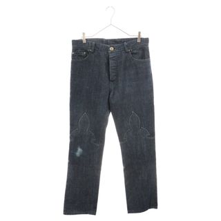 クロムハーツ(Chrome Hearts)のCHROME HEARTS クロムハーツ 3 Cross Patch Denim Pants 3クロスパッチ デニムパンツ インディゴ(その他)