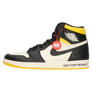 ナイキ(NIKE)のNIKE ナイキ AIR JORDAN 1 RETRO HIGH NOT FOR RESALE Varsity Maize 861428-107 エアジョーダンワンレトロ ハイカットスニーカー US9.5/27.5cm イエロー/ブラック(スニーカー)