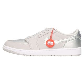 ナイキ(NIKE)のNIKE ナイキ AIR JORDAN 1 RETRO LOW OG METALIC SILVER HM0365-002 with Briefcase エアジョーダンワンレトロ ローカットスニーカー ブリーフケース US9/27cm(スニーカー)