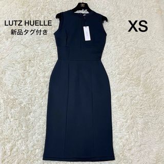 【新品タグ付き】LUTZ HUELLE ノースリーブワンピース ブラック(ロングワンピース/マキシワンピース)