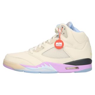 ナイキ(NIKE)のNIKE ナイキ ×DJ Khaled AIR JORDAN 5 RETRO SP 'Sail' DV4982-175×DJキャレド エアジョーダン5 レトロ SP セイル ハイカットスニーカー US9.5/27.5cm(スニーカー)