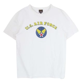 ザリアルマッコイズ(THE REAL McCOY'S)のThe REAL McCOY'S ザリアルマッコイズ MILITARY TEE U.S.AIR FORCE ミリタリー Tシャツ ホワイト系 40【中古】(シャツ)