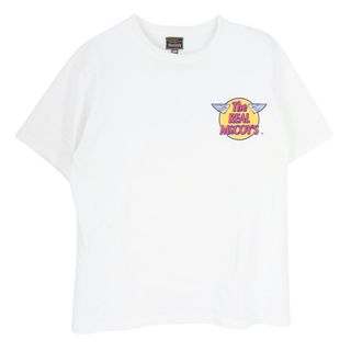 ザリアルマッコイズ(THE REAL McCOY'S)のThe REAL McCOY'S ザリアルマッコイズ LOGO TEE S/S ロゴ プリント Tシャツ ホワイト系 40【中古】(シャツ)