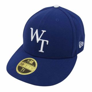 ダブルタップス(W)taps)のWTAPS ダブルタップス 23SS × New Era ニューエラ 59FIFTY LOW PROFILE CAP POLY. TWILL. NEWERA LEAGUEBlue ロープロファイル キャップ ブルー系 X 02【中古】(その他)