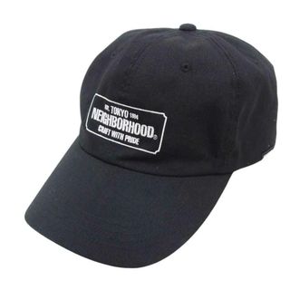 ネイバーフッド(NEIGHBORHOOD)のNEIGHBORHOOD ネイバーフッド 22AW 222YGNH-HT05 DAD CAP  キャップ 帽子 ブラック系 F【美品】【中古】(その他)