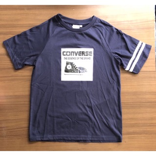 コンバース(CONVERSE)の【新品】CONVERSE 半袖Tシャツ　150size 男児　ネイビー(Tシャツ/カットソー)