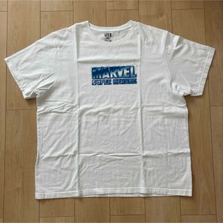 ユニクロ(UNIQLO)のUNIQLO MARVELコラボTシャツ サイズ4XL 大きいサイズ(Tシャツ/カットソー(半袖/袖なし))