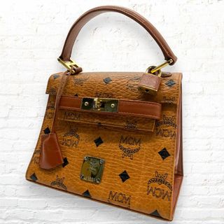 エムシーエム(MCM)のMCM ハンドバッグ ロゴ 総柄 カデナ(ハンドバッグ)