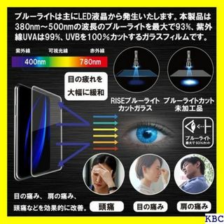 ブルーライトカット 93% 2枚＋2枚 RISE ガラ 水 13 Pro 203(その他)