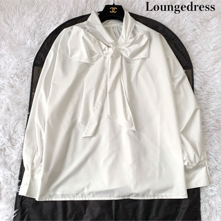 Loungedress - 極美品 ラウンジドレス ボウタイブラウス とろみ リボン フリーサイズ 2way