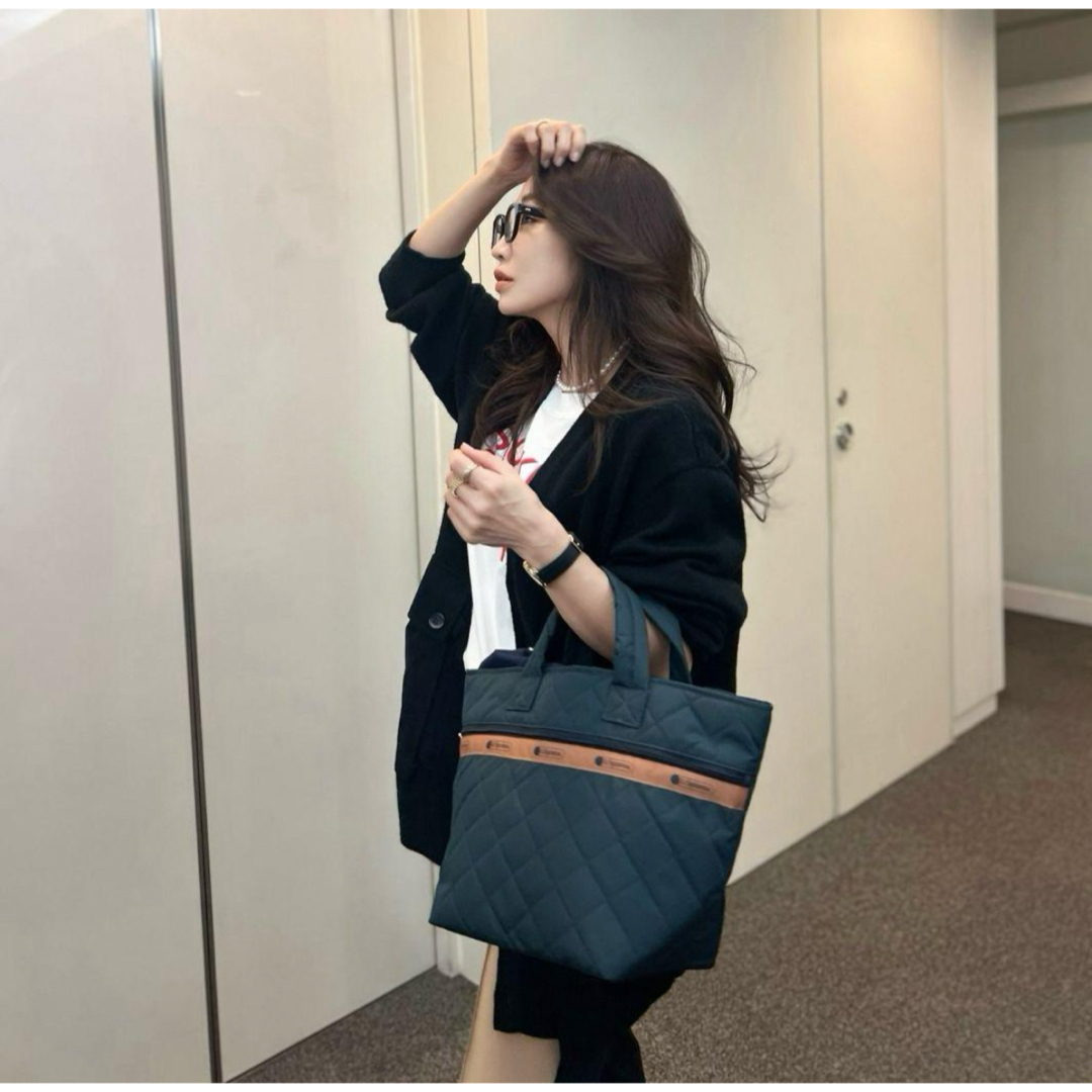 神崎恵 レスポートサック MEDIUM MULTI TOTE ディープグリーン 神崎恵 レスポートサック MEDIUM MULTI TOTE ディープグリーン