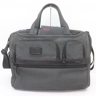 トゥミ(TUMI)のITSYGTG68UWS TUMI トゥミ ビジネスバッグ キャンバス 2WAY ショルダーストラップ  グレー メンズ(ビジネスバッグ)