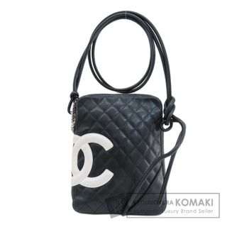 シャネル(CHANEL)のCHANEL カンボンライン シルバー金具 ショルダーバッグ カーフ レディース(ショルダーバッグ)