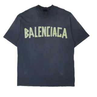 Balenciaga - BALENCIAGA Tape Type Medium Fit Tee グレー 