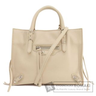 Balenciaga - BALENCIAGA 357333 ペーパーミニ 2WAY ハンドバッグ カーフ レディース