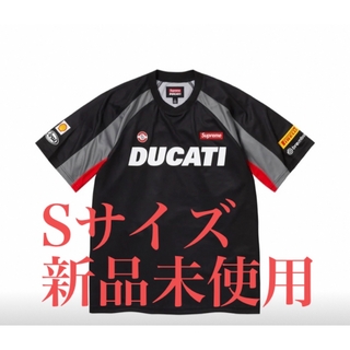 シュプリーム(Supreme)のSupreme Ducati Soccer Jersey  BLACK Sサイズ(Tシャツ/カットソー(半袖/袖なし))