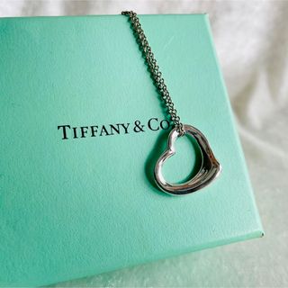 Tiffany & Co. - 【 TIFFANY&Co. 】ティファニー オープンハート 925 ネックレス