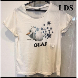 エルディーエス(LDS)のLDS エルディーエス ディズニーコラボ アナと雪の女王 オラフ Tシャツ(Tシャツ(半袖/袖なし))