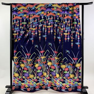 振袖 身丈162.5cm 裄丈67.5cm 正絹 美品 名品 【中古】(着物)