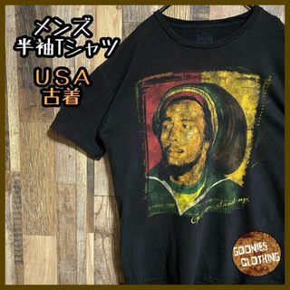 ボブマーリー ミュージック get up stand up 古着 半袖 Tシャツ(Tシャツ/カットソー(半袖/袖なし))