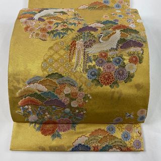 袋帯 名品 お太鼓柄 正絹 【中古】(帯)