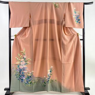 訪問着 身丈161cm 裄丈69cm 正絹 名品 【中古】(着物)