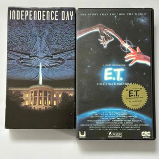 【未使用】VHS 洋画　 ビデオテープ　ET INDEPENDENCE DAY(外国映画)