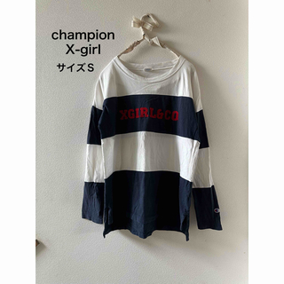 champion  X-girl Tシャツ　ロンT(Tシャツ(長袖/七分))