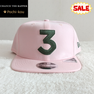 セール チャンスザラッパー CHANCE 3 NEW ERA 帽子 ピンク&緑(キャップ)