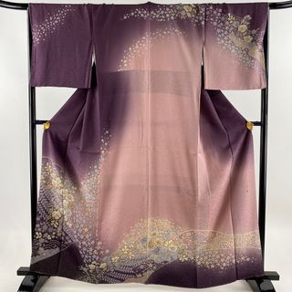 訪問着 身丈161.5cm 裄丈68cm 正絹 美品 逸品 【中古】(着物)