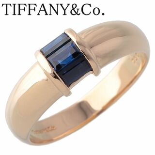 ティファニー(Tiffany & Co.)のティファニー サファイア リング スタッキング バンド 12.5号 750YG 新品仕上げ済 TIFFANY【17145】(リング(指輪))