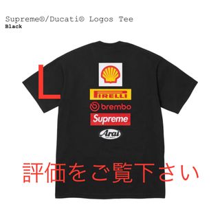 シュプリーム(Supreme)のL supreme ducati logos tee(Tシャツ/カットソー(半袖/袖なし))